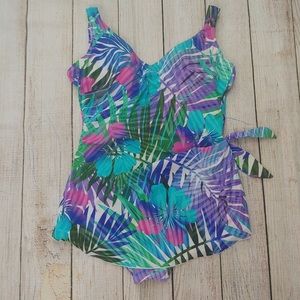 Vintage Roxanne bra size swimsuit dress
